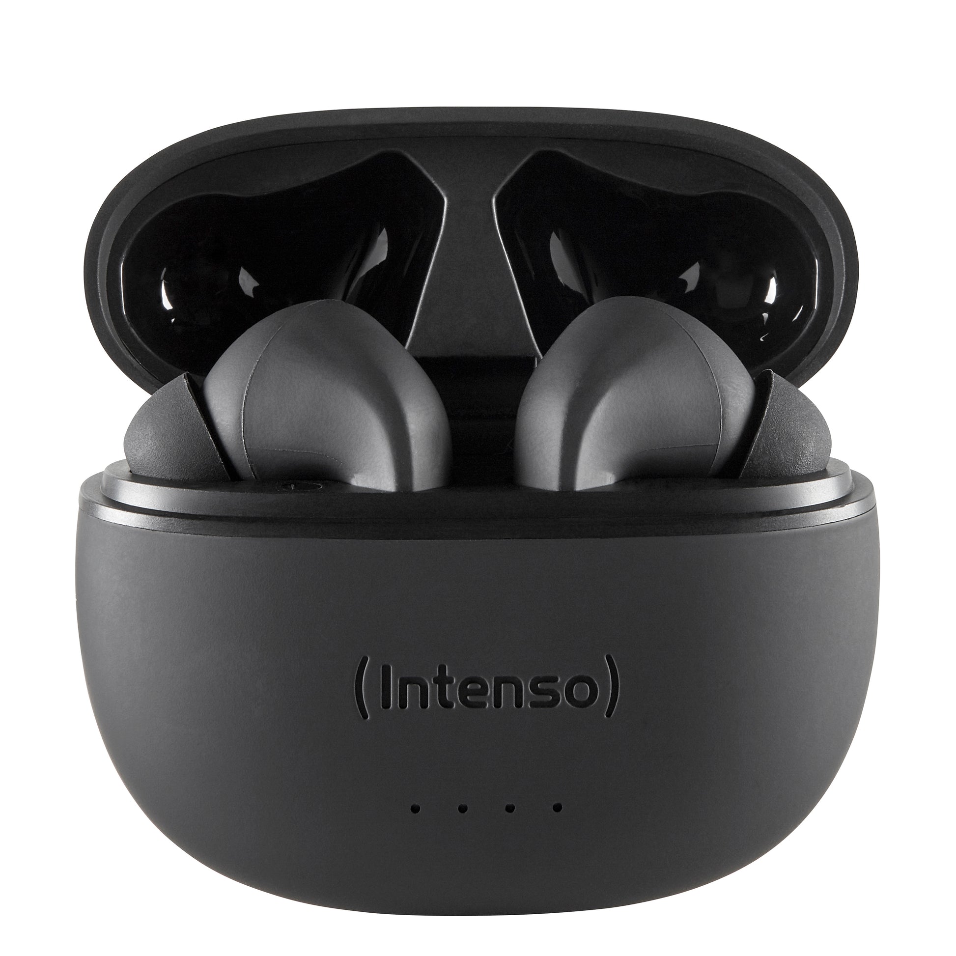 Intenso Black Buds T300A TWS In-Ear – ANC, mit Ladecase, Schwarz, BT 5.3