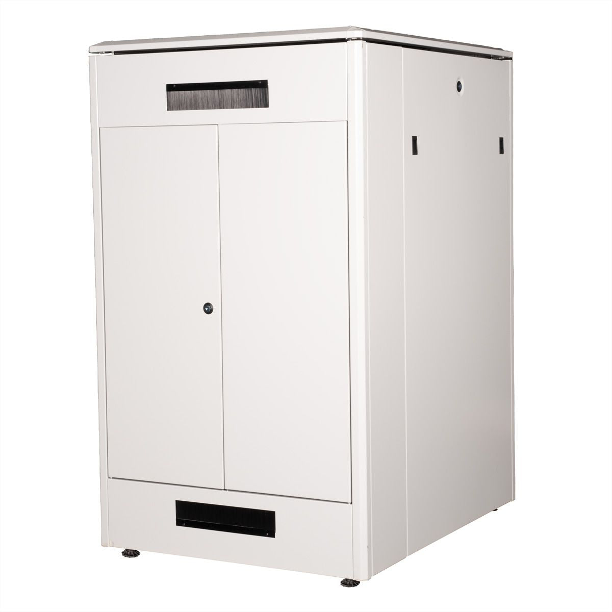 ROLINE Pro – 19" Netzwerkschrank 26U, IP20, abschliessbar, 800 × 1000 × 1342 mm, lichtgrau, Stahl