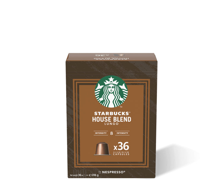 Starbucks House Blend – Kapseln für Nespresso – Espresso, Mittel, 36 Kapseln
