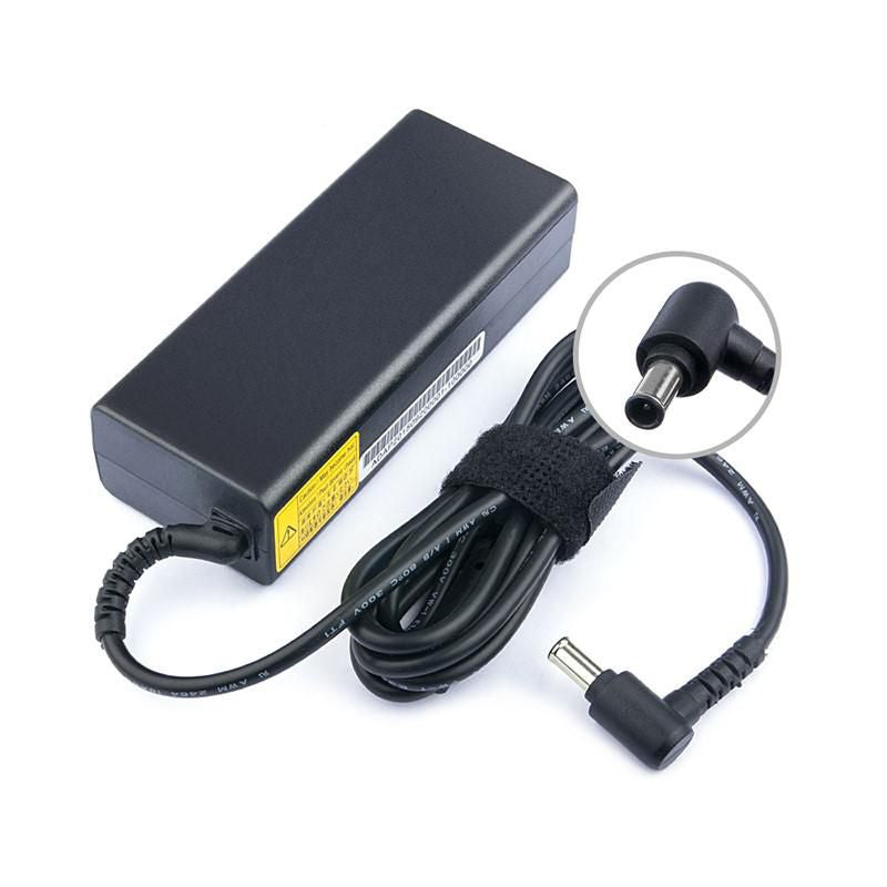 CoreParts Netzteil 76 W – 19,5 V/3,9 A, DC-Stecker 6,5×4,4 mm – für Sony-Laptops – EU-Stecker – Schwarz