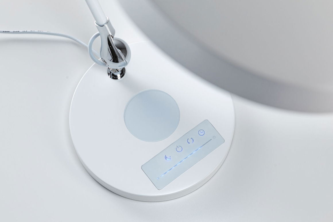 Paulmann Numis Tischleuchte – 44 cm, 1100 lm, 11 W, 2700–6500 K, dimmbar, weiss, QI, Touch