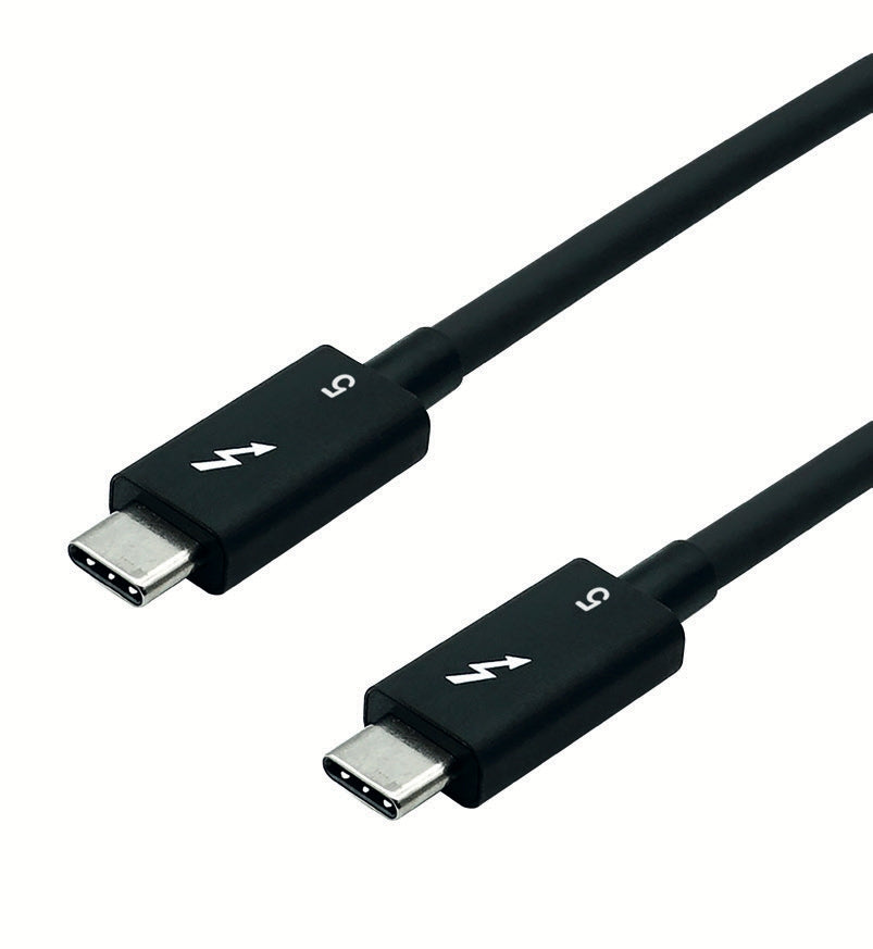 ROLINE Thunderbolt 5 (USB-C) Kabel – 80 Gbit/s – 1 m – PD 240 W – Passiv, Geschirmt – Schwarz