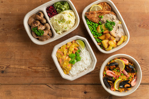 Duni Take-away-Box Octabagasse, Bagasse (Zuckerrohr) – 400 ml 183 × 183 × 43 mm braun – kompostierbar – 50 Stk