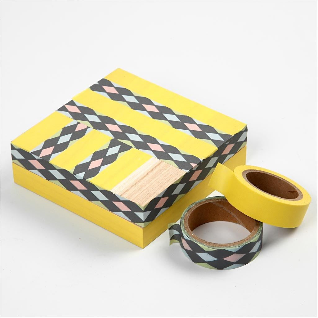 Creativ Company Holzkasten, 10 × 10 × 3 cm, Holz