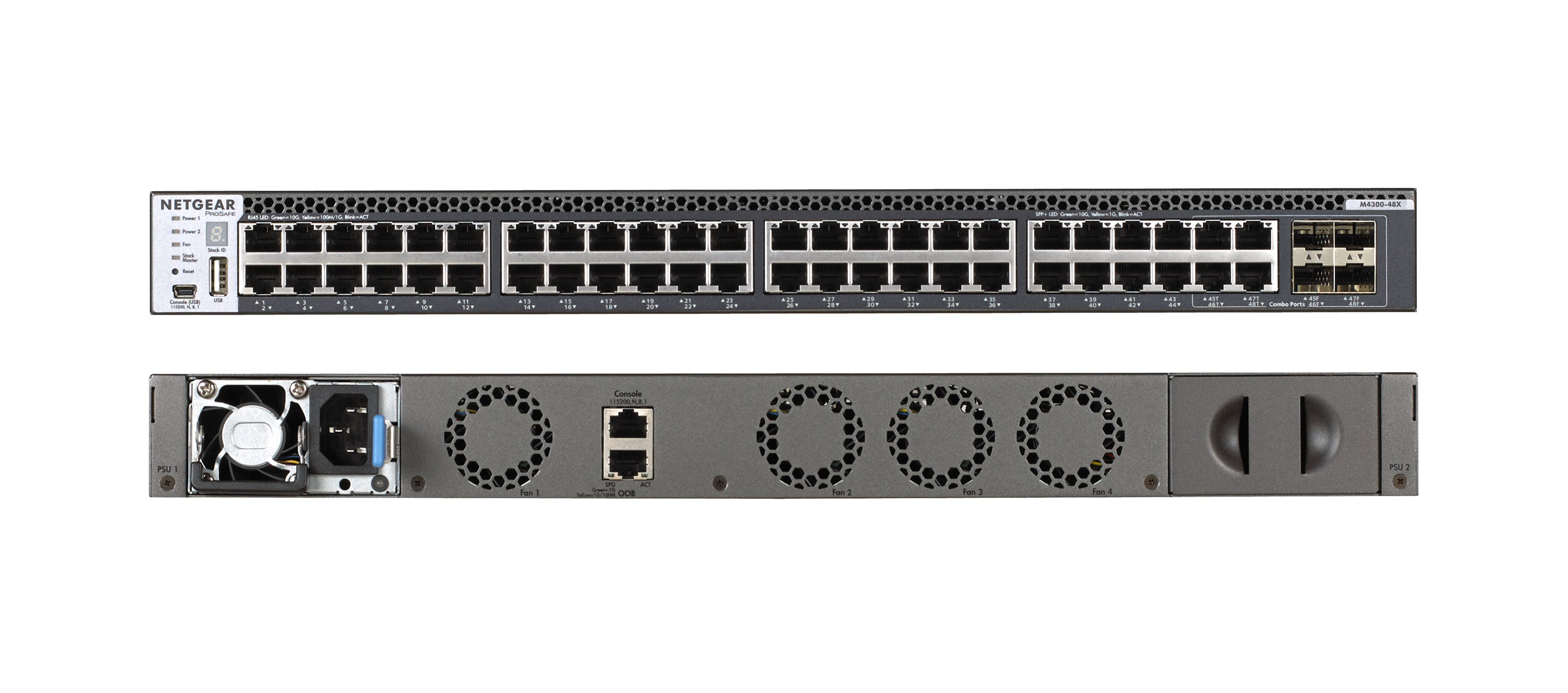 NETGEAR XSM4348CS+++ – Managed Switch – 48×10G RJ45, 2×SFP+, 1U