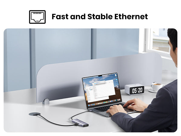 Ugreen 15601 Multiport-Adapter – USB-C, 1× HDMI, 1× VGA, 3× USB-A, 100 W PD, SD/microSD, 3,5 mm Audio