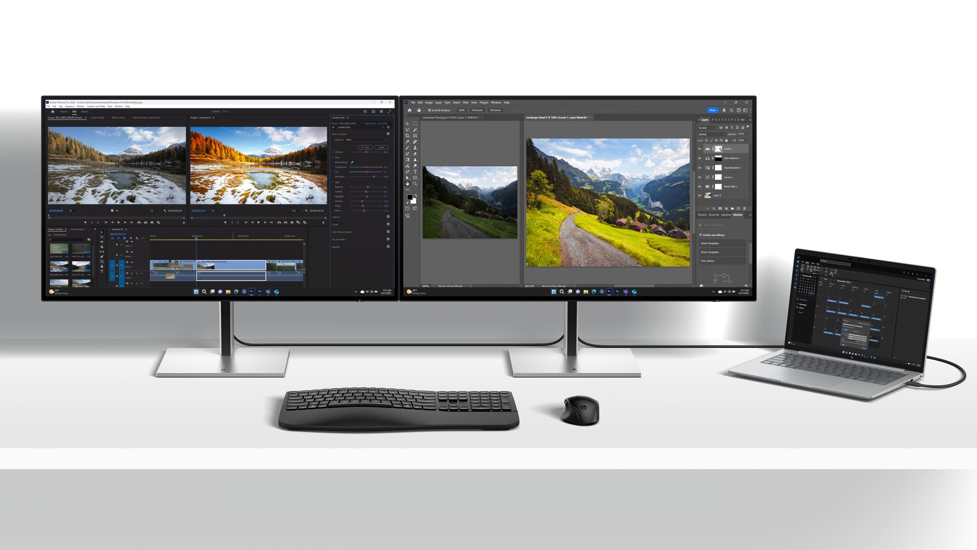 HP S7 Pro 732Xk – 31,5", 3840 × 2160 (4K), IPS Schwarz, 120 Hz, Thunderbolt 4, LAN