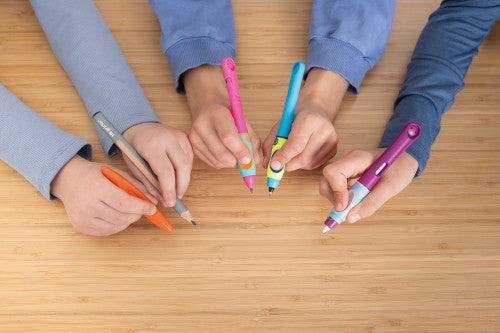 Pelikan griffix – Tintenroller-Set, 0,5 mm, blau, 12er Display, für Rechtshänder