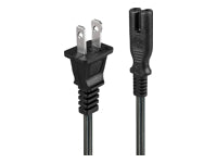 Lindy Netzkabel, US-Stecker auf IEC C7, 2 m