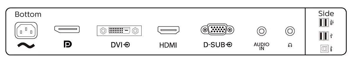 Philips 241B8QJEB – 23,8" IPS, Full HD (1920 × 1080), 75 Hz, HDMI 1.4, DP 1.2