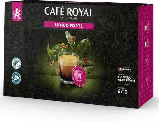 Café Royal Lungo Forte – Kaffeepads für Nespresso Professional – Lungo, Intensität 6, 300 Pads