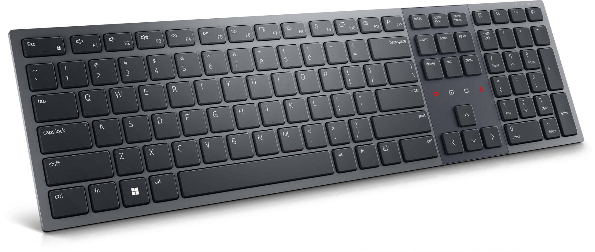 Dell Premier Collaboration KB900 – Tastatur, kabellos, FR-Layout (FR), Fullsize (mit Ziffernblock), Scherenmechanik