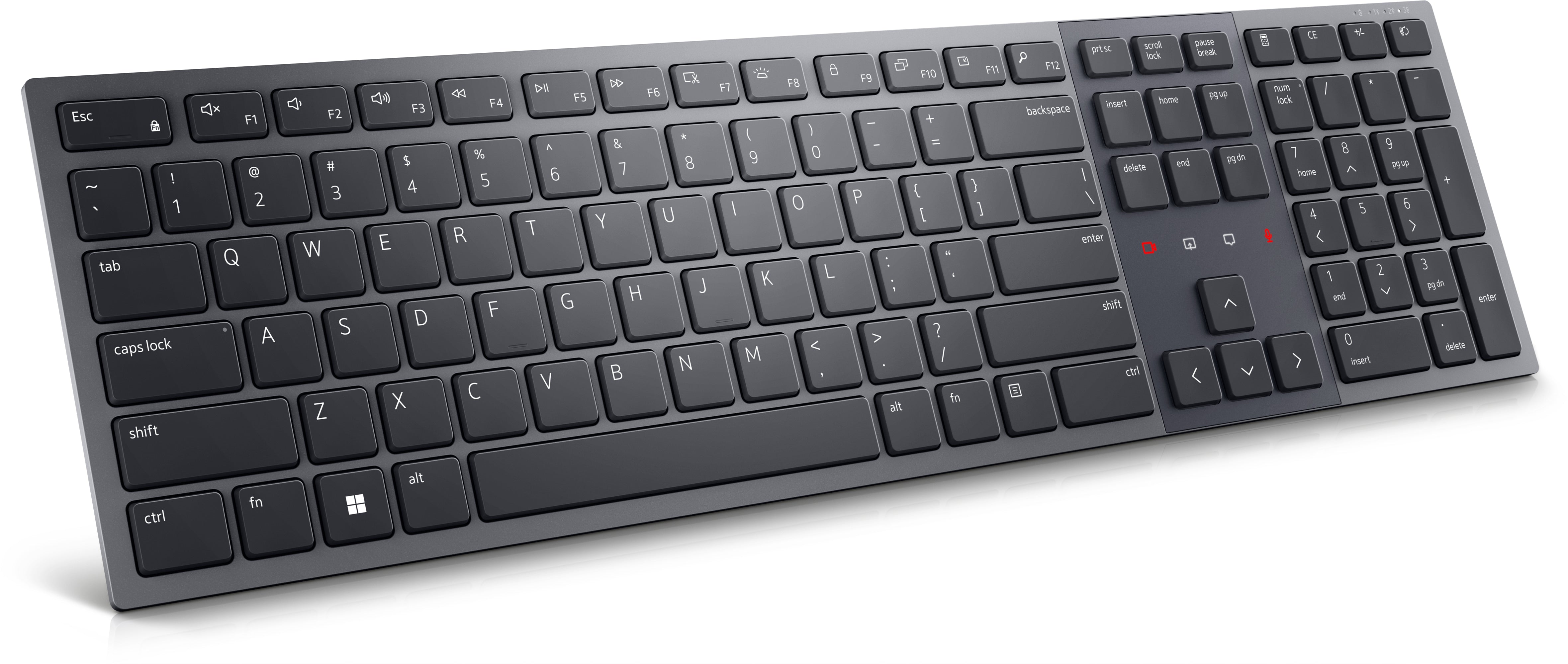 Dell Premier Collaboration KB900 – Tastatur, kabellos, FR-Layout (FR), Fullsize (mit Ziffernblock), Scherenmechanik