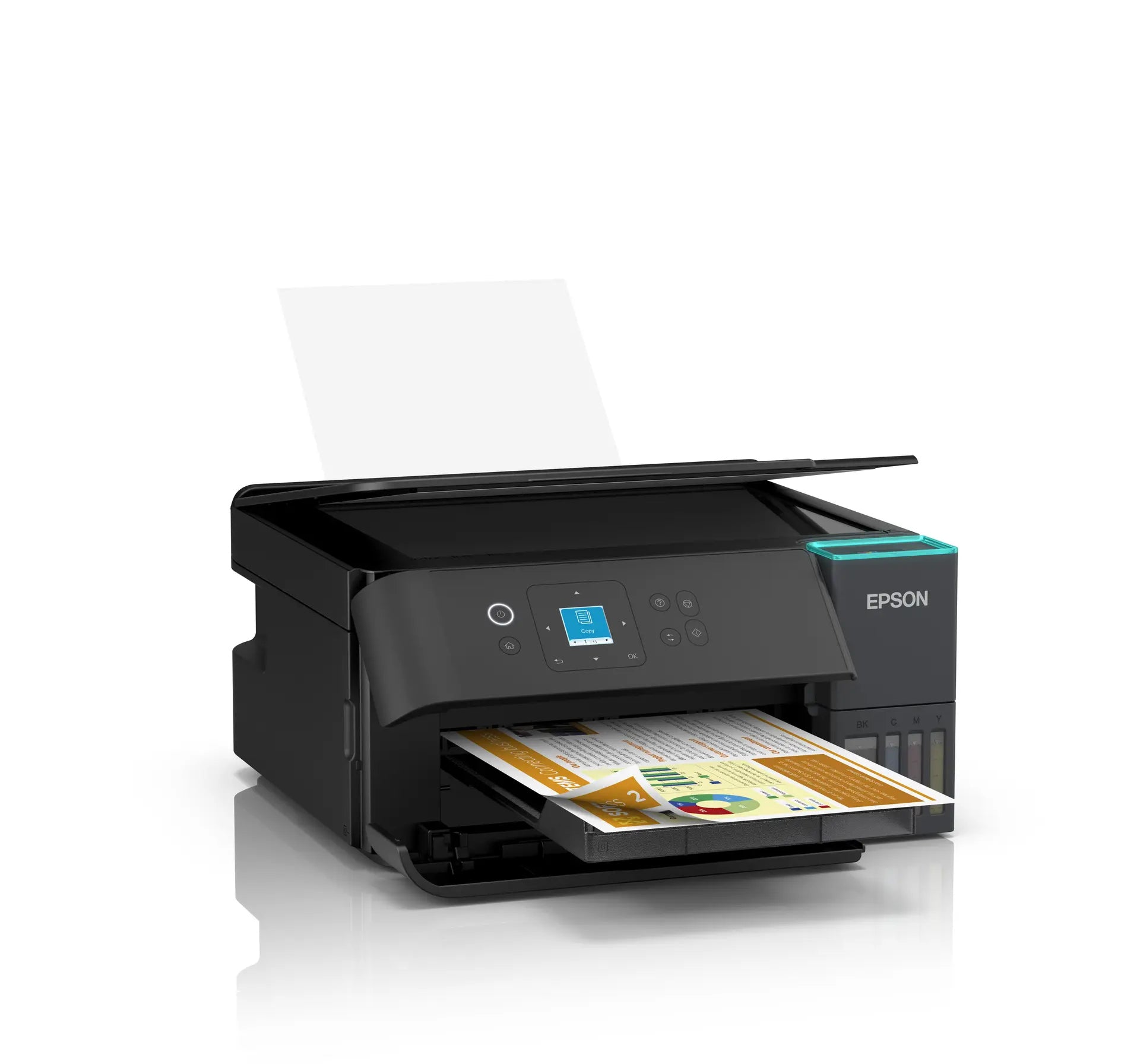 Epson L4360 – Farbiges Tintenstrahl-MFP A4, 3-in-1 – USB/WLAN – Duplex – 15 ppm S/W, 8 ppm Farbe