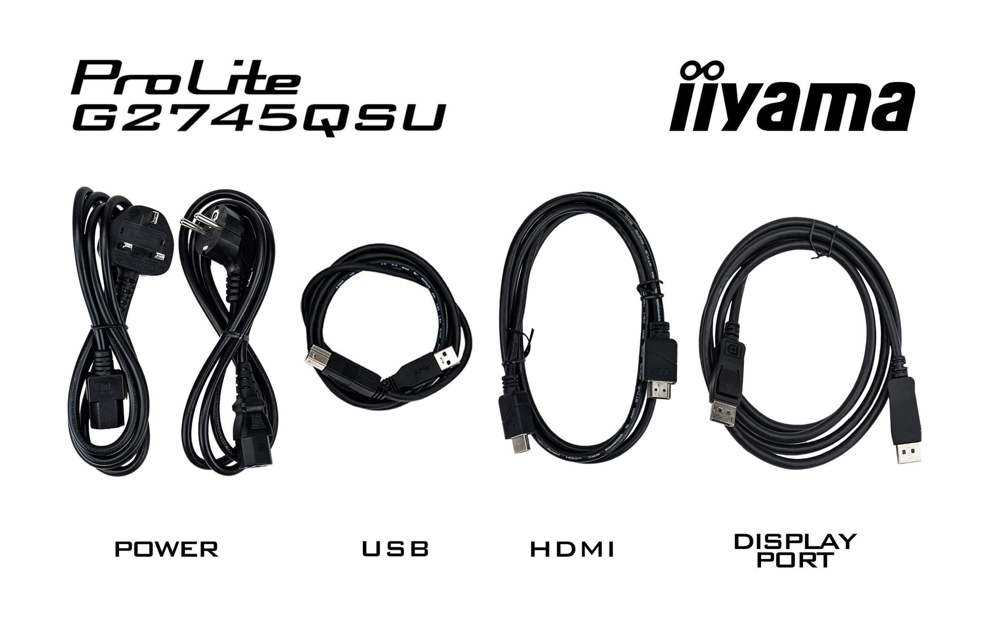 iiyama G2745QSU-B2 – Monitor, 27", IPS, 100 Hz, 300 cd/m², Adaptive Sync, VESA 100 × 100, Schwarz
