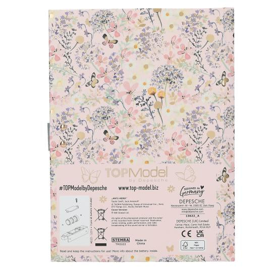 Depesche Tagebuch TOPModel Sommer – mit Code, Musik, Verschluss – 80 Seiten – 150 × 205 mm – Hardcover