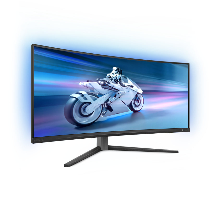 Philips Evnia 34M2C6500/00 – Monitor, 34", 450 cd/m², Gebogen, FreeSync Premium Pro, VESA 100 × 100, Weiss