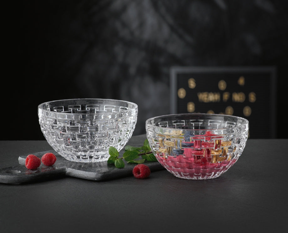 Nachtmann Dessertschale Bossa Nova – 2er Set, 750 ml, Ø 15 cm, Glas, Transparent, spülmaschinenfest