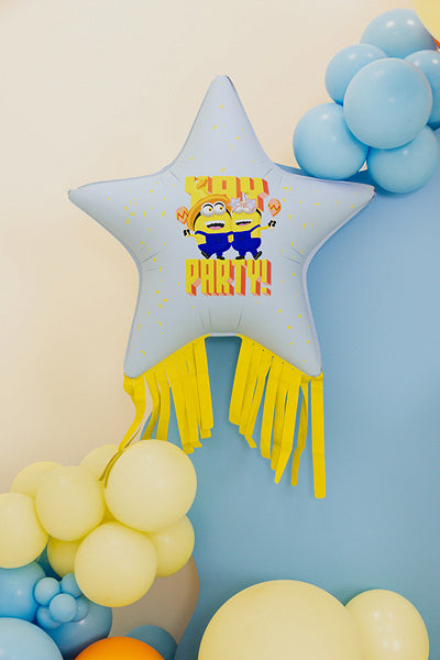 PartyDeco Folienballon Minions – mehrfarbig – 72 × 72 cm – Folie – 1 Stk