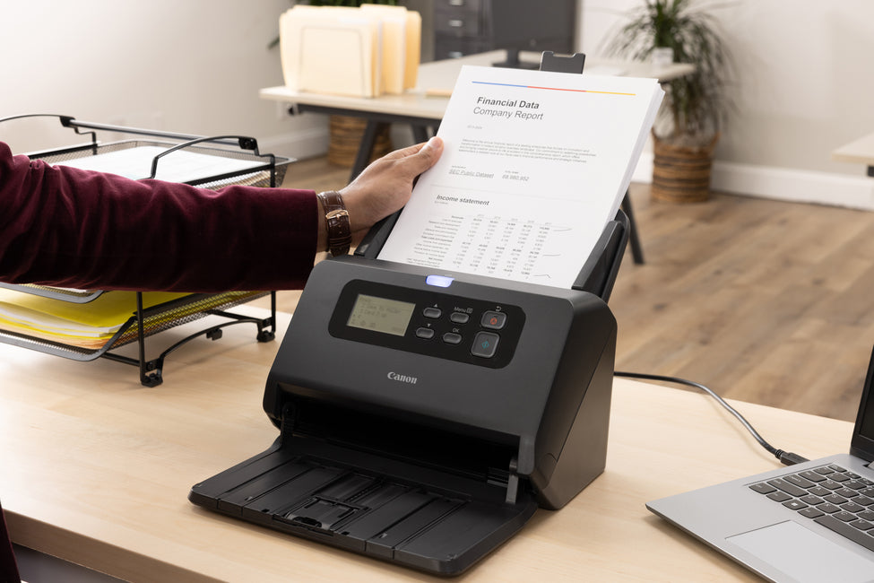 Canon imageFORMULA DR-M260 – Dokumentenscanner, A4, Duplex, 60 ppm, 600 dpi, ADF 80 Blatt, USB, für Windows