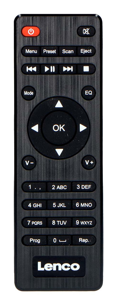 Lenco DIR-261BK – Internetradio, DAB+/UKW, Bluetooth – Schwarz