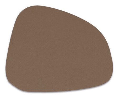 Zeller Present Glasuntersetzer – 4er Set, 10 × 12 × 0,8 cm, Kunststoff (PVC), Beige/Braun, für Gläser