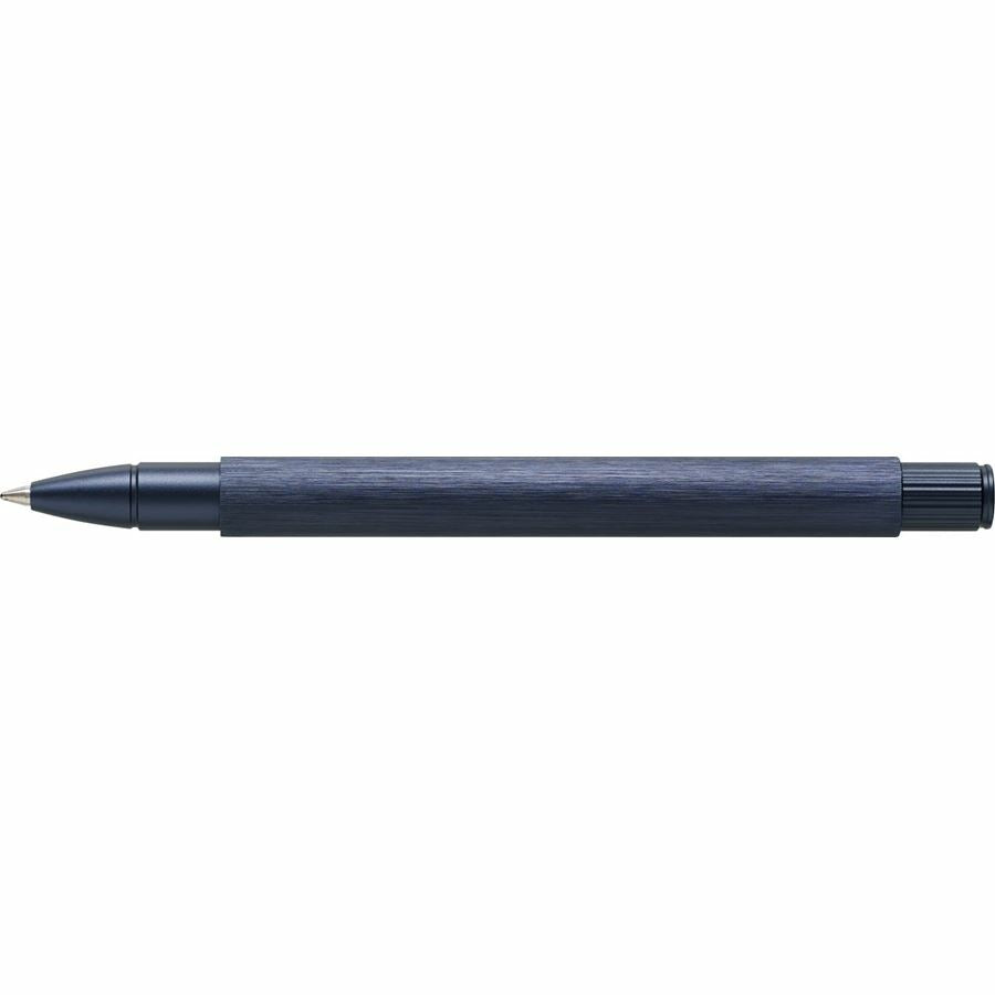 Faber-Castell Neo Slim – Tintenroller, Blau, mit Kappe, Aluminium, Dunkelblau