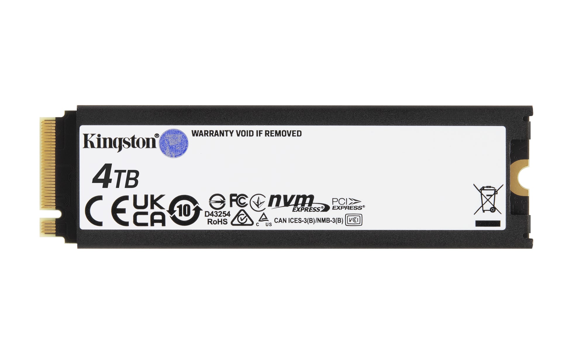 Kingston Renegade PCIe 4.0 NVMe SSD – Mit Kühlkörper, 4 TB