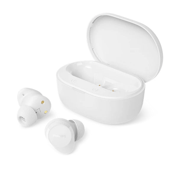Philips TAT1300WT/00 TWS In-Ear – ANC, mit Ladecase, Weiss, BT 6.0