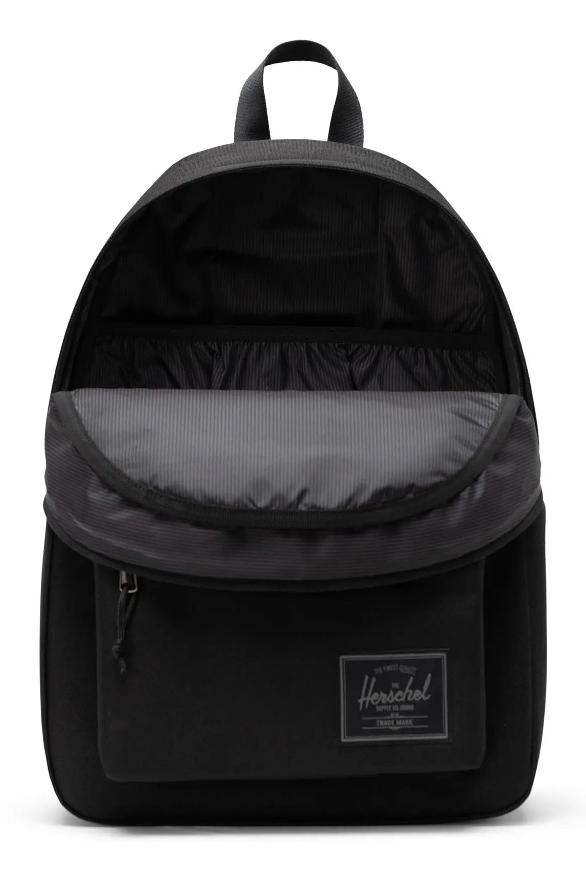 Herschel Classic – Freizeit-Rucksack – 26 l, recyceltes Material, schwarz