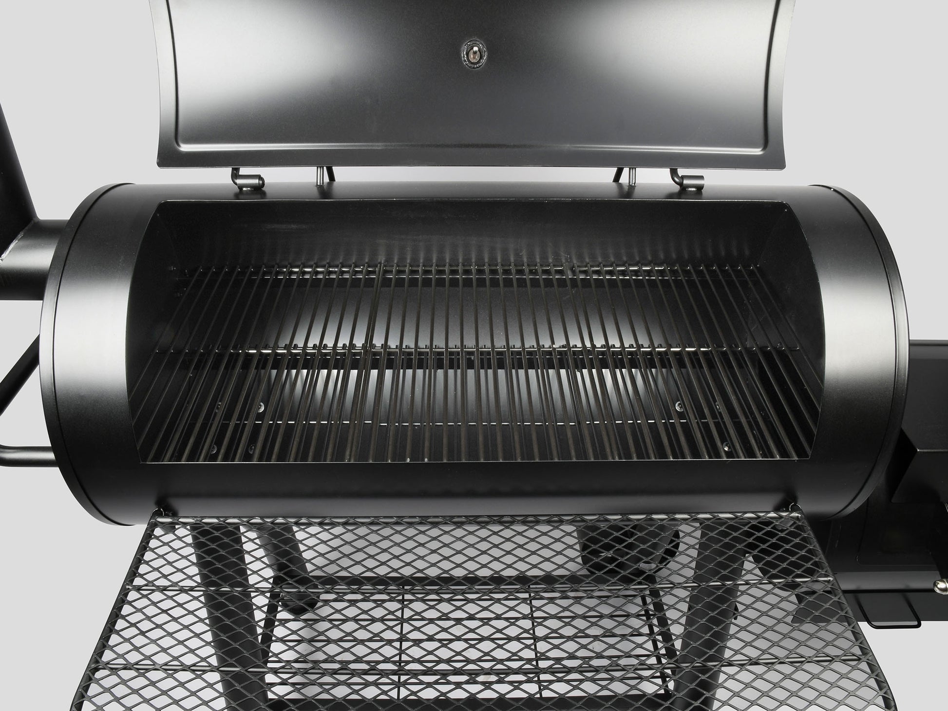 BBQ Dragon Smoker Nevada – Kochfläche 44 × 51 cm, Gusseisen, 86 × 172 × 152 cm – schwarz
