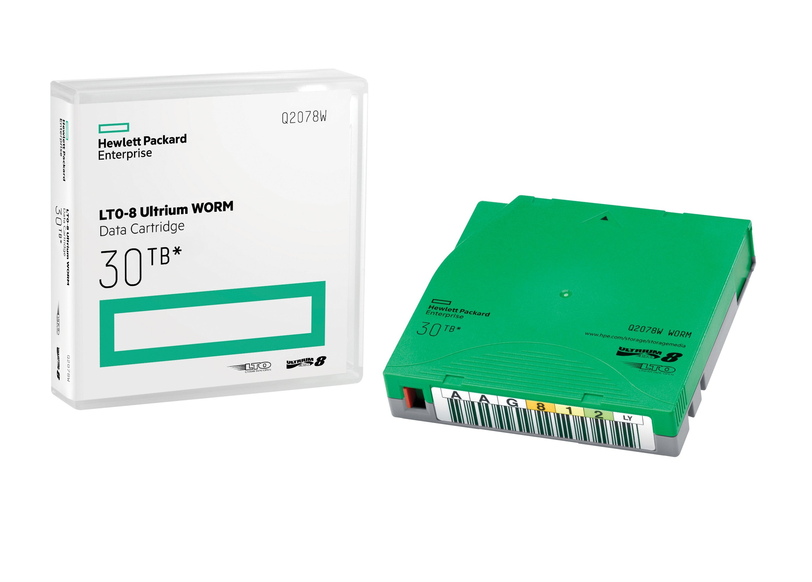 HPE Barcode-Etiketten für LTO Ultrium 8 Datenkassetten