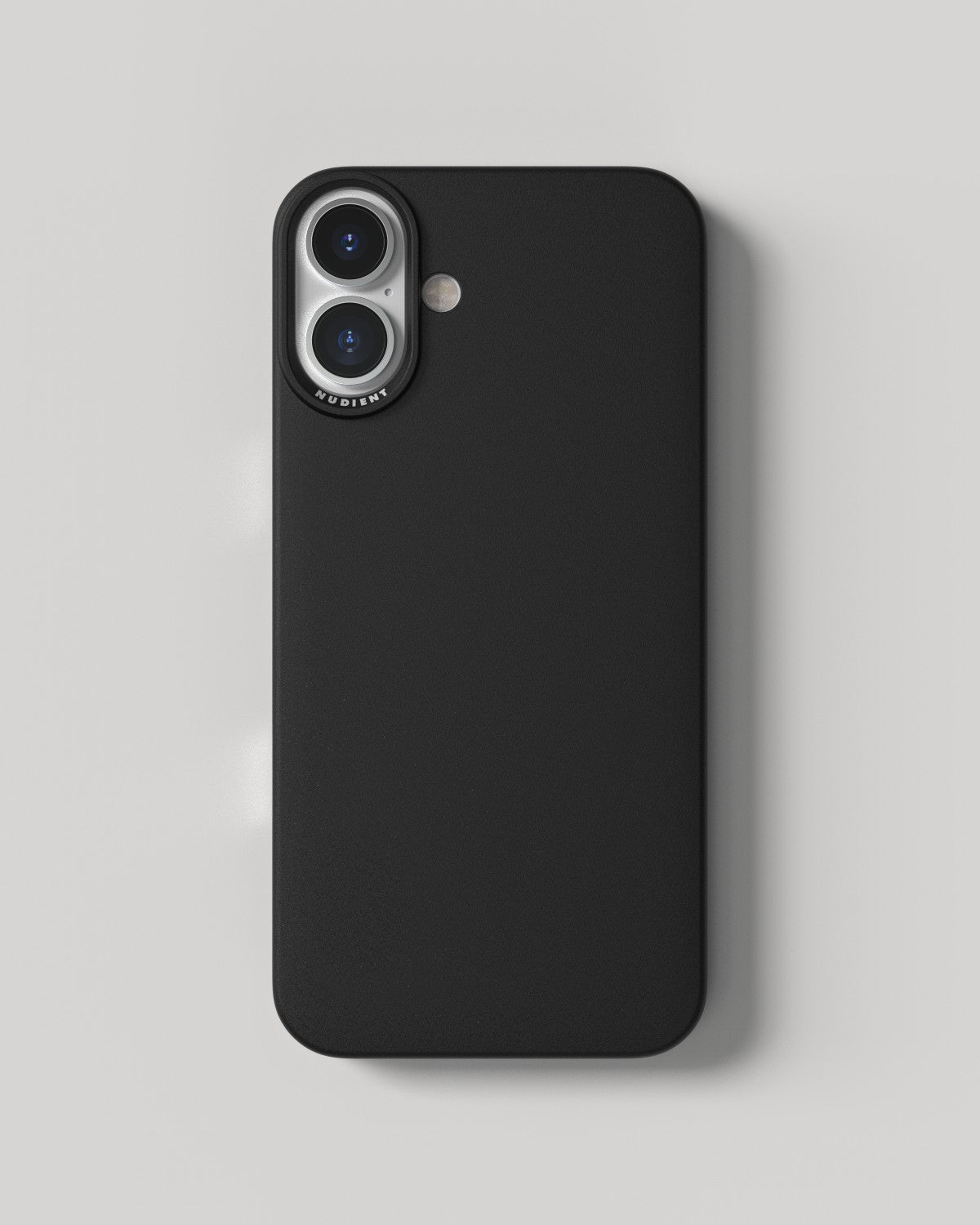 Nudient Thin Backcover – für Apple iPhone 16 Plus, MagSafe, Kunststoff, Schwarz
