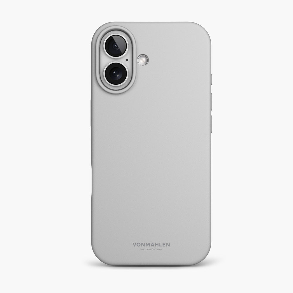 Vonmählen Backcover – für Apple iPhone 17 – hellgrau – Silikon, MagSafe-kompatibel