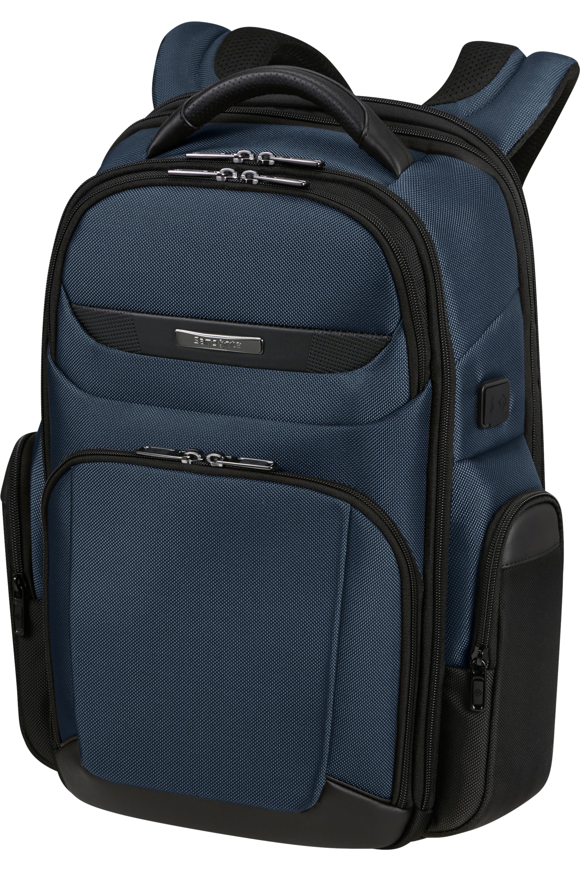 Samsonite Pro-DLX 6 3V – Notebook-Rucksack – für 15,6" Notebook, 21–26 l, Nylon, Blau