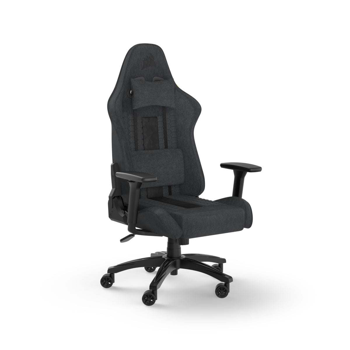 Corsair T100 Stoff Grau – 2D Armlehne