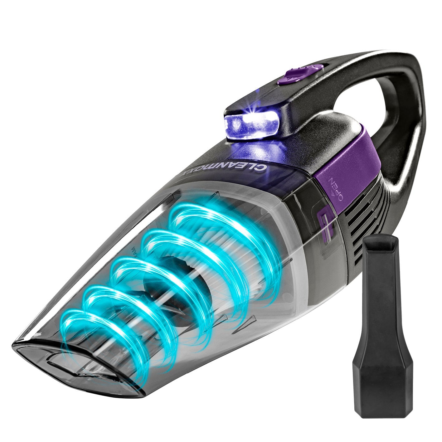 CLEANmaxx Akku-Handstaubsauger YF131B – 0,60 l, 7,4 V, 18 min