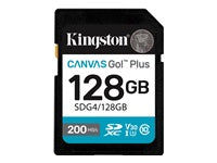 Kingston Technology Kingston Canvas Go Plus 200R Gen4 SDXC – 128 GB, UHS-I, U3/V30/200 MB/s