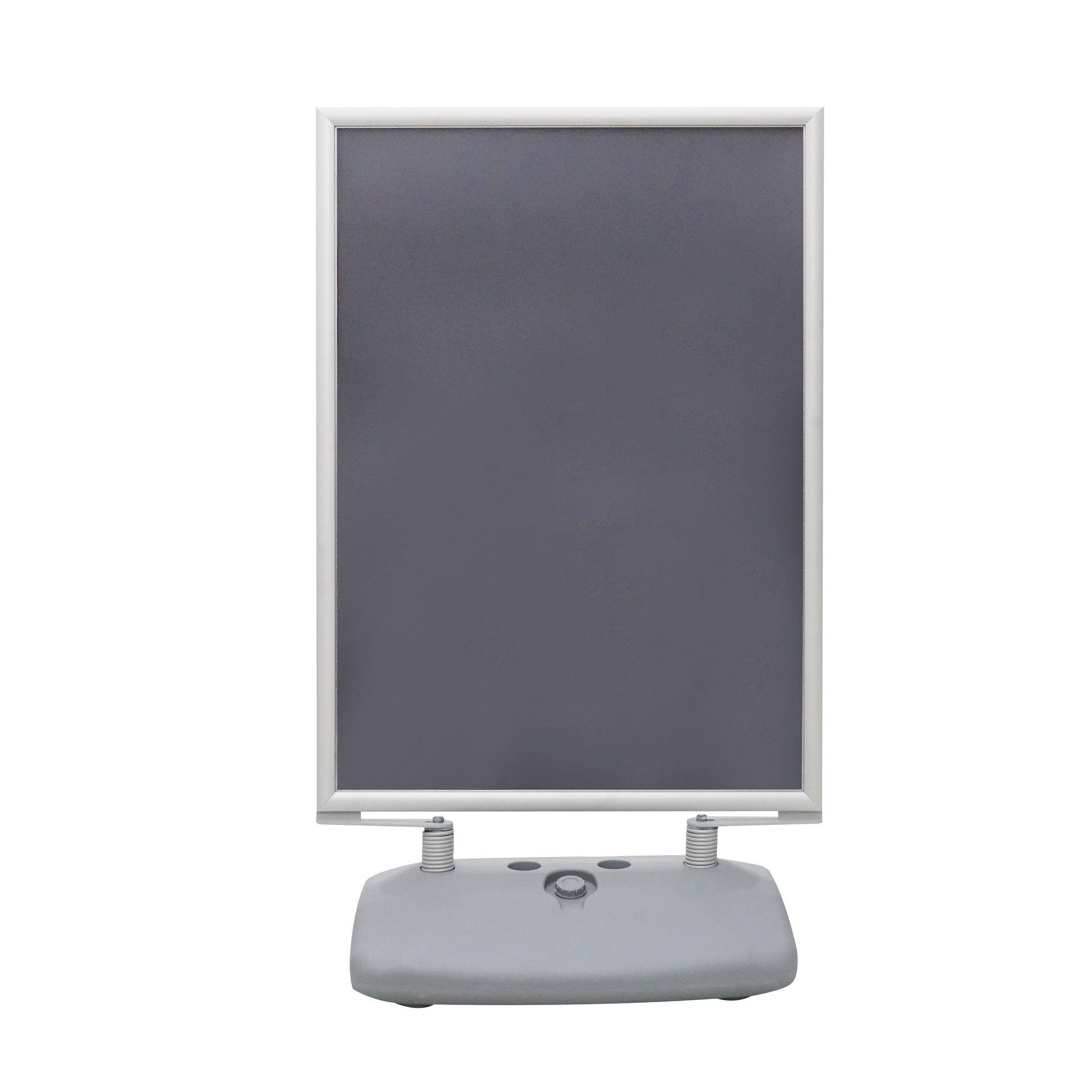 Europel Boden-Prospektständer – für A0, silber, Aluminium, 900×60×1250 mm