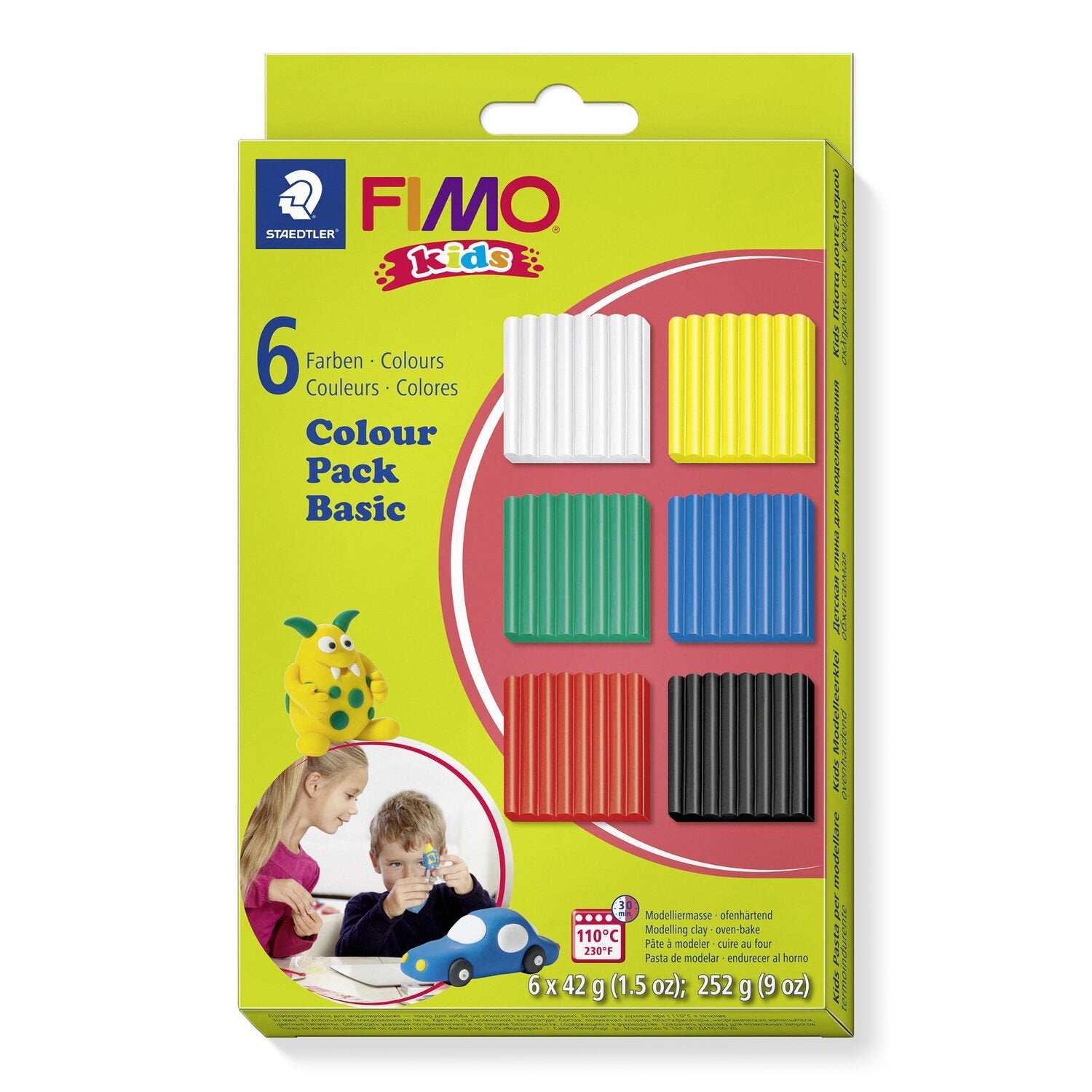Staedtler Modelliermasse – sortiert – 6 × 42 g (252 g)