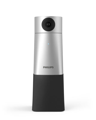 Philips PSE0550 Webcam – 4K Ultra HD, 30 fps, USB 2.0 – Schwarz/Silber