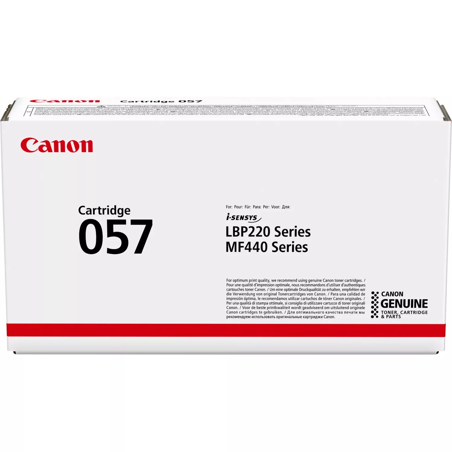 Canon Toner 057 – schwarz, 3100 Seiten – für Mono-Laserdrucker/Multifunktionsgeräte