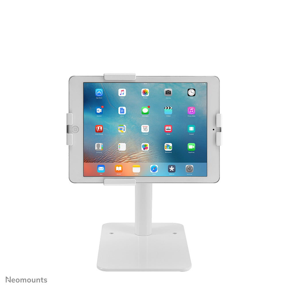 Neomounts Tablet-Tischhalterung – 7,9–11", abschliessbar – Weiss
