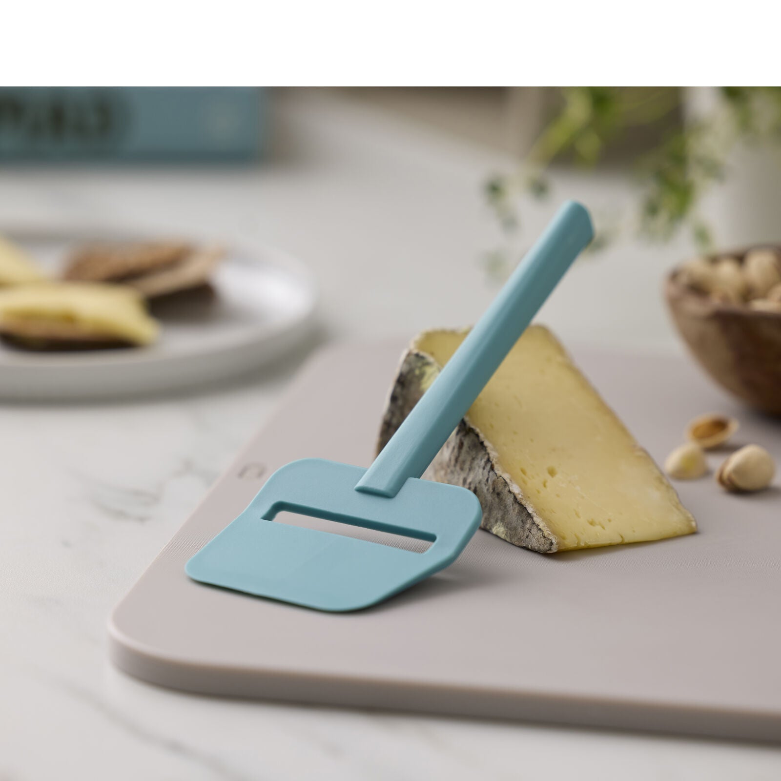 Rosti Käsemesser 19 cm, Kunststoffklinge, Nylongriff, grün