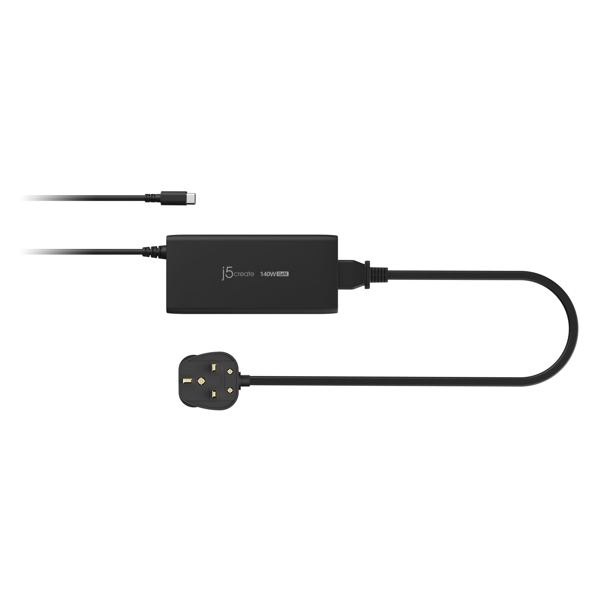 j5create Netzteil (UK) – 140 W, PD3.1, GaN