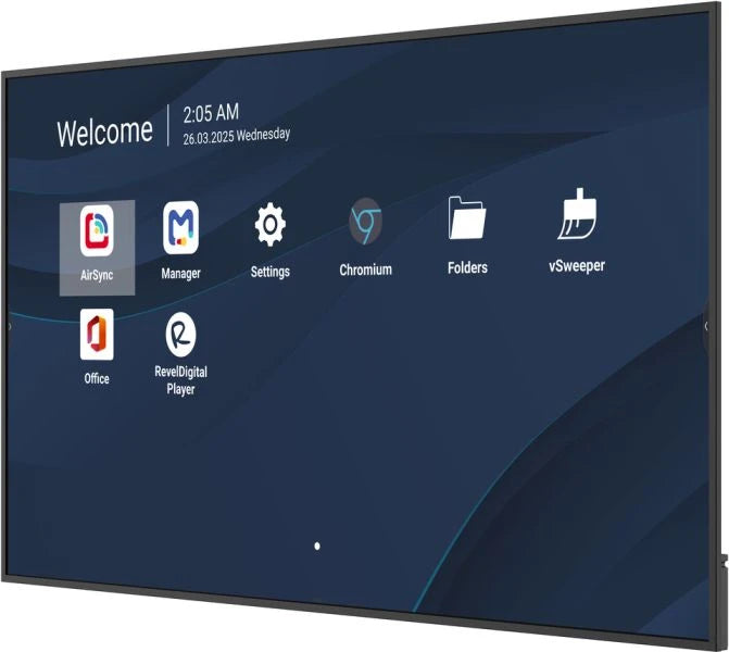 Viewsonic CDE8614-2C – Signage-Display, 86", Ultra HD 4K, 500 cd/m², 24/7, Android