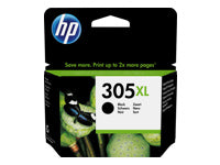 HP Tintenpatrone 305XL, Schwarz, Original – für kompatible Drucker