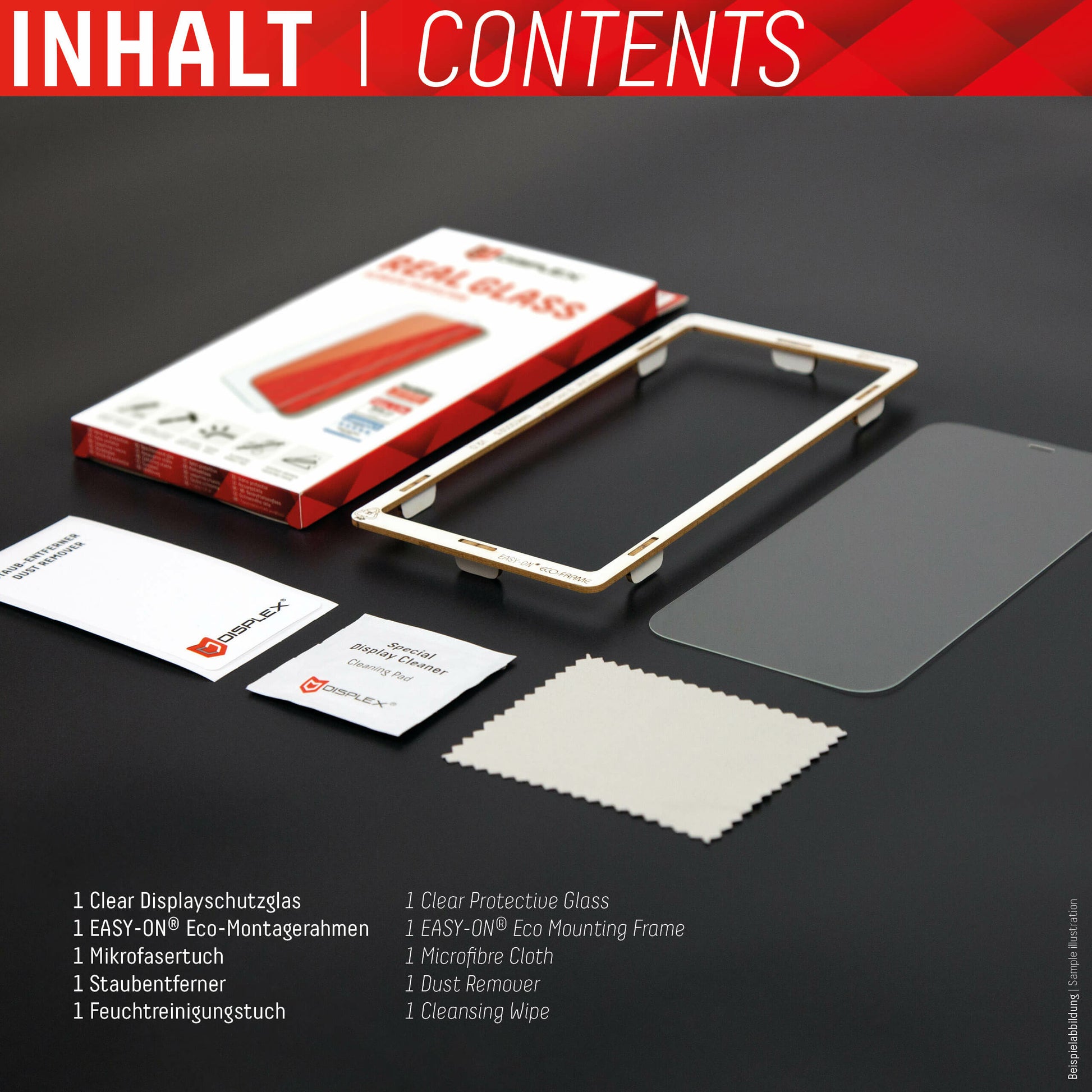 EVI Displex Real Glass – staubresistent, Redmi 10C