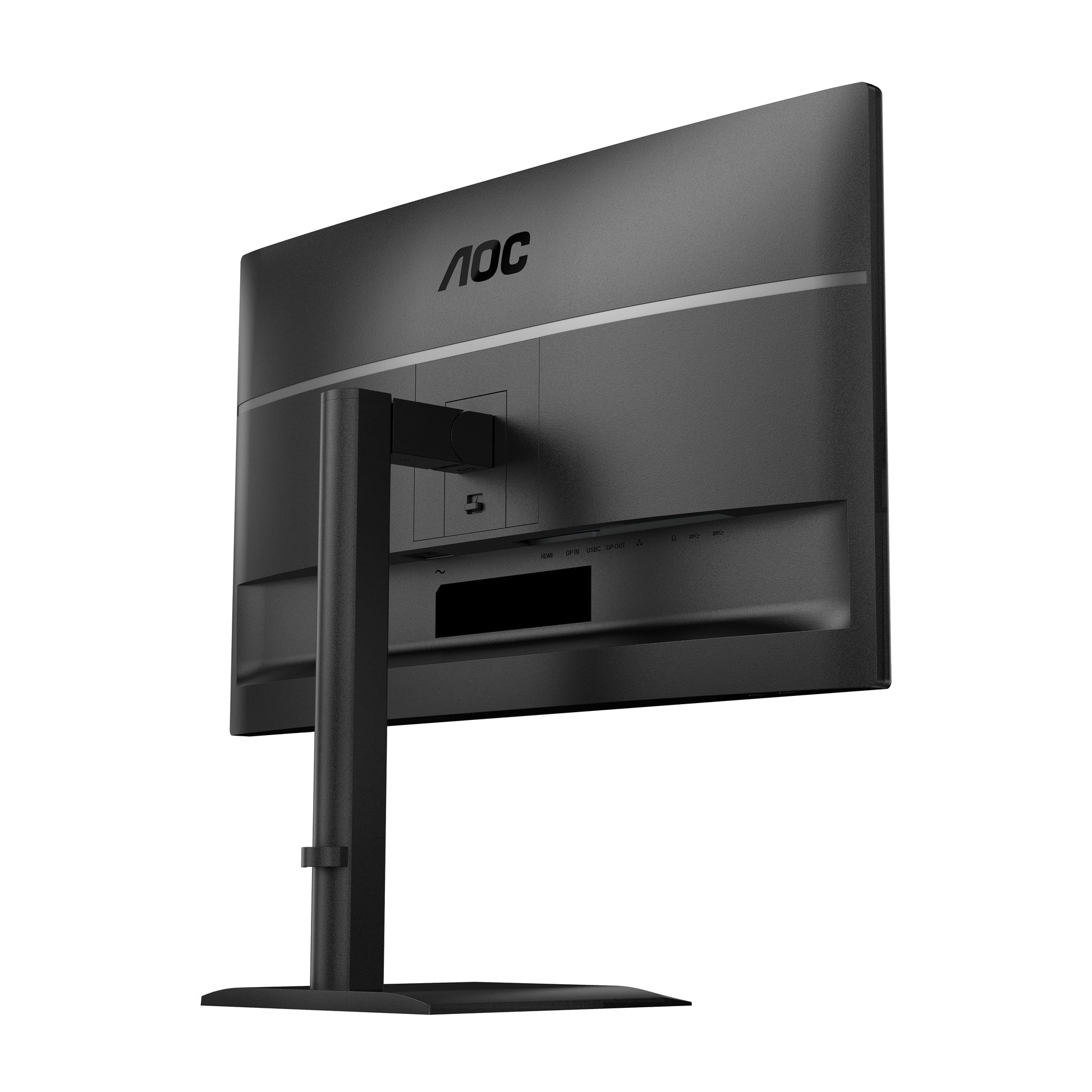 AOC Q27E4CV – Monitor, 27" 2560 × 1440 (WQHD), IPS, 120 Hz, 350 cd/m², USB-C, Lautsprecher, Schwarz