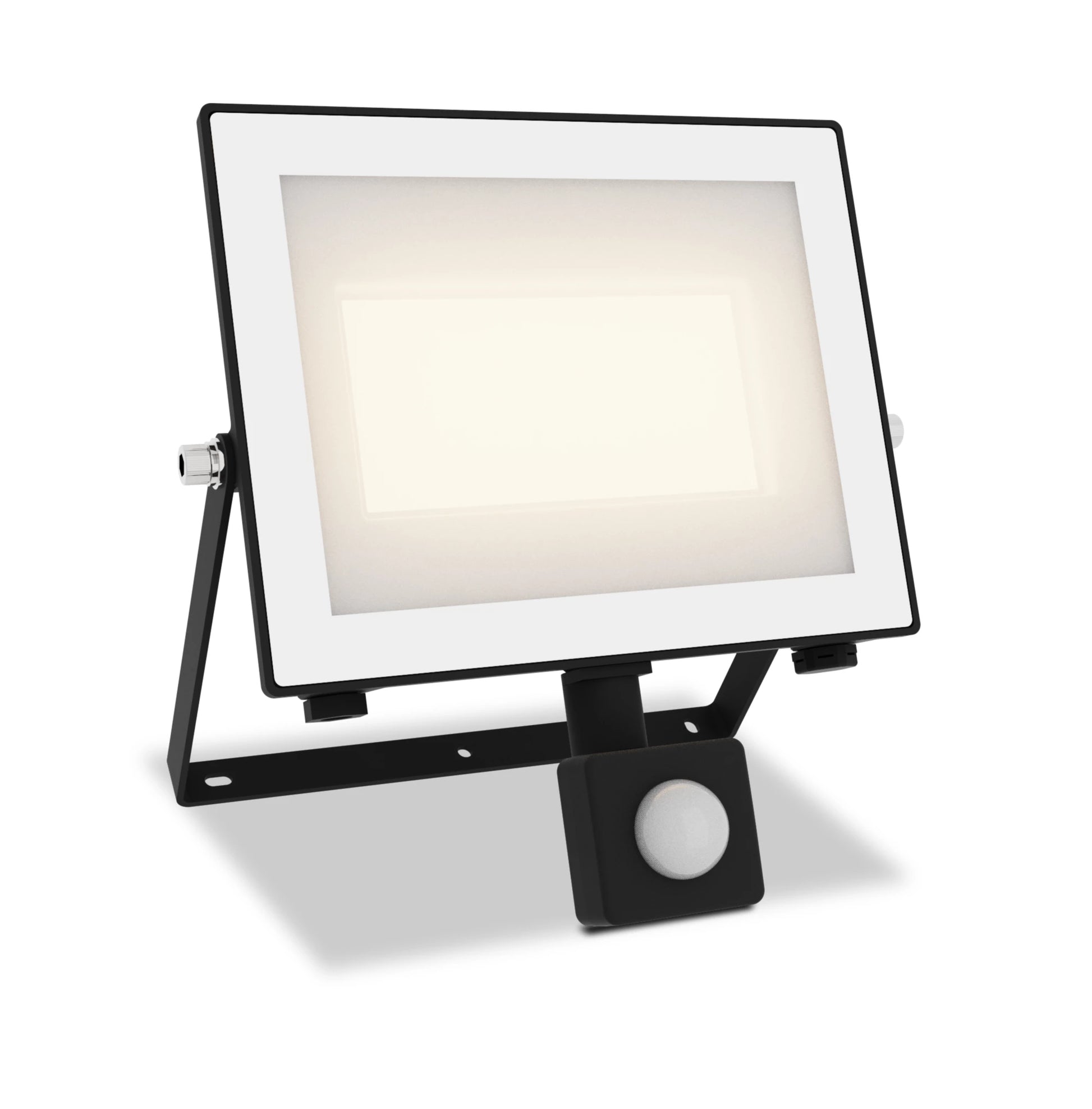 Philips by Signify Philips Aussenwandleuchte – Warmweiss, 3000 K – IP65 – Netzbetrieb – mit Bewegungsmelder – Schwarz – Aluminium